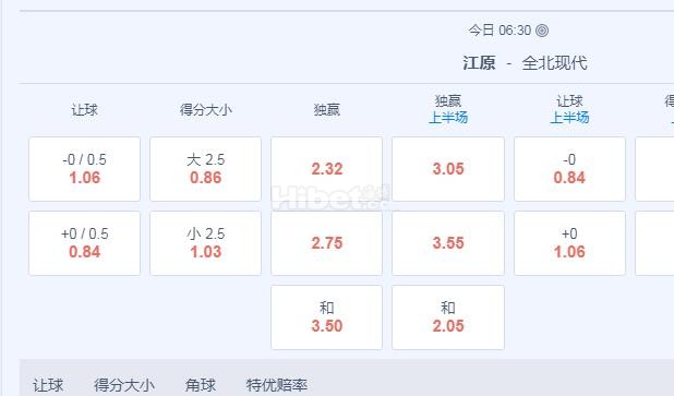 韩K联江原VS全北，全北客场至少可不败！