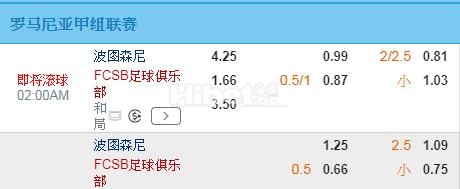 罗甲 11-22 02:00 博托沙尼 VS 布加勒斯特星队